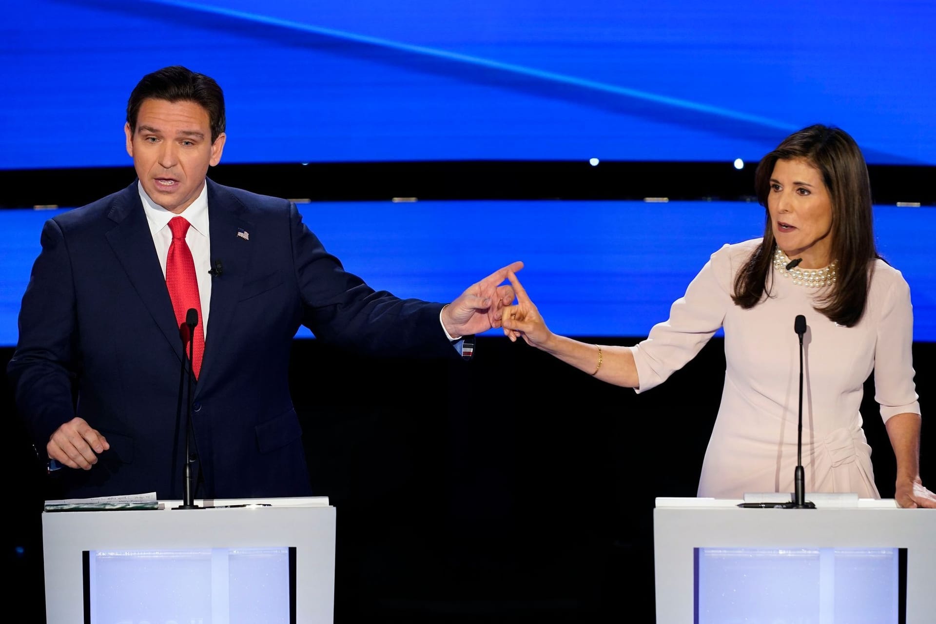 Ron DeSantis und Nikki Haley