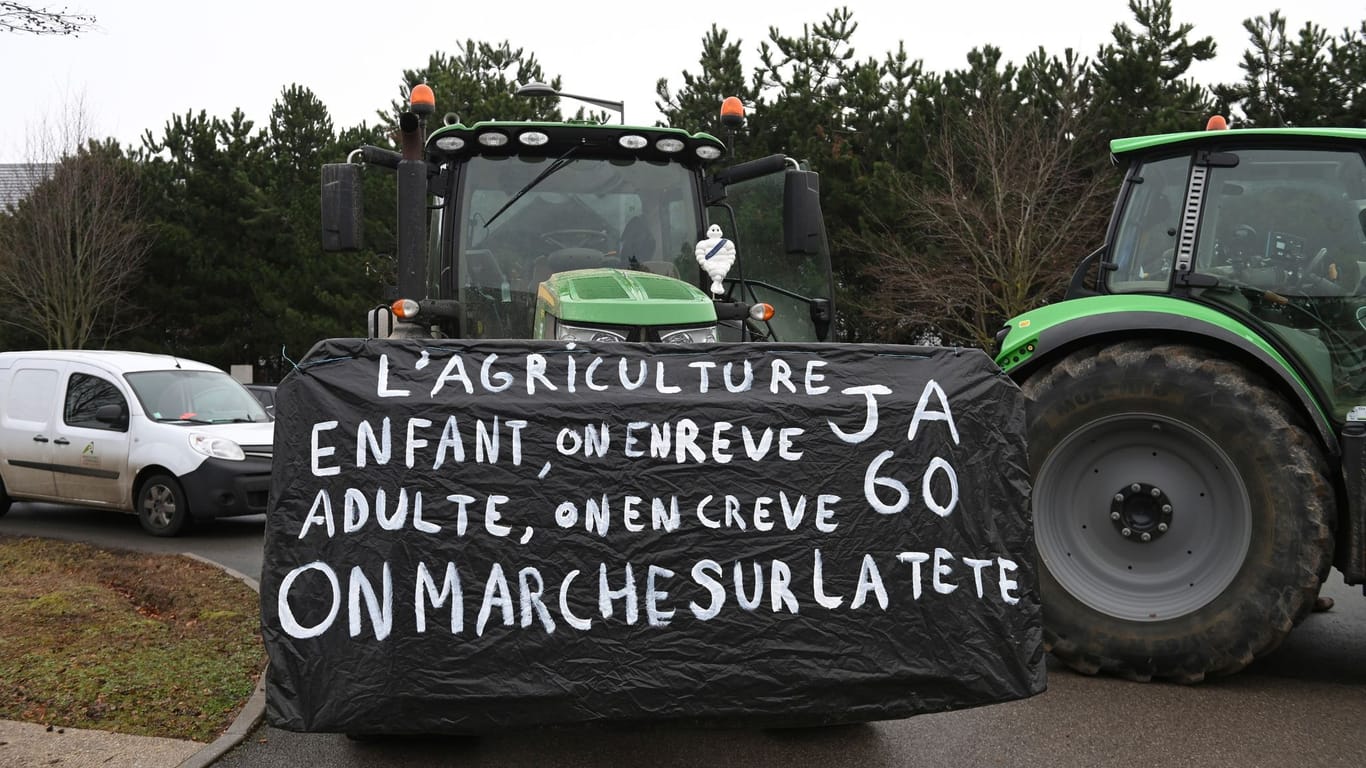 Bauernprotest - Frankreich