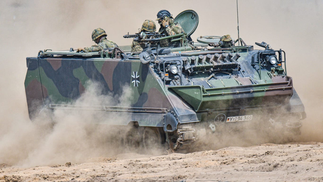 Bundeswehr-Soldaten bei einer Übung in Litauen: Die Truppe ist schlechter ausgerüstet als noch vor zwei Jahren.