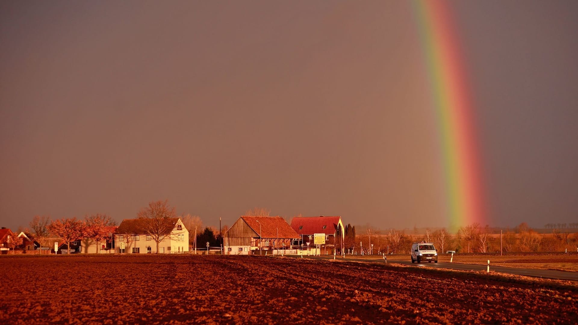 Regenbogen im Harz