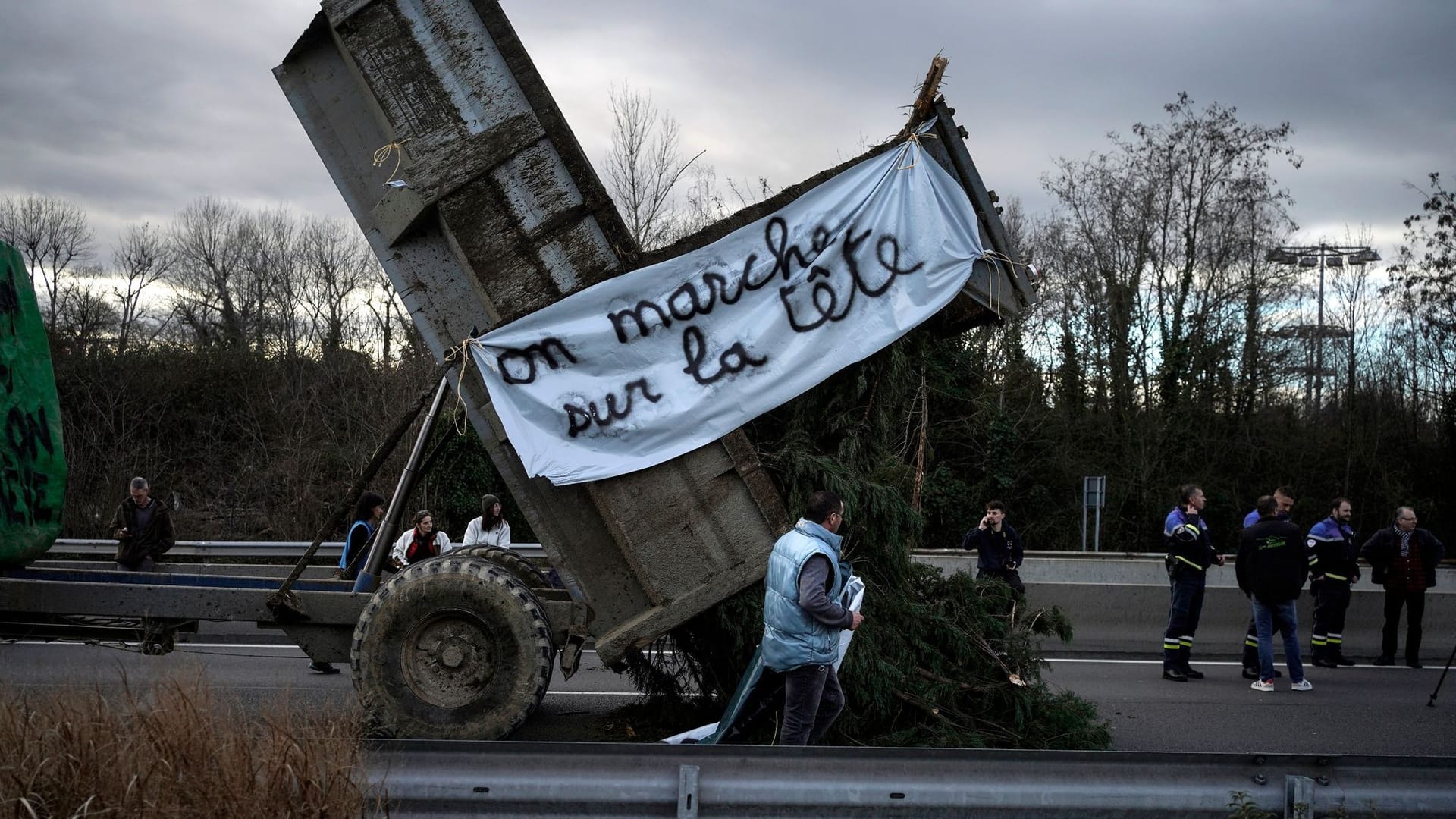 Bauernprotest - Frankreich Bauernprotest - Frankreich