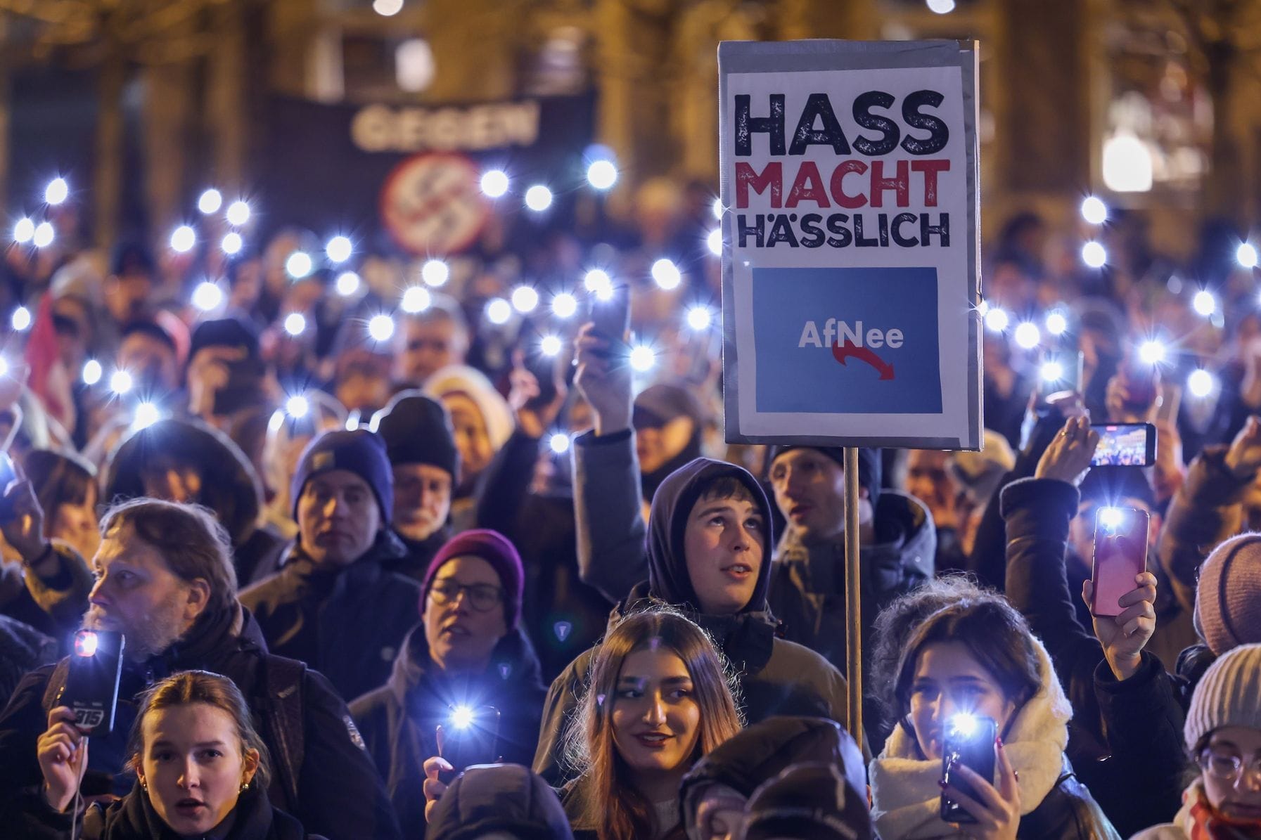 Demonstration in Schwerin