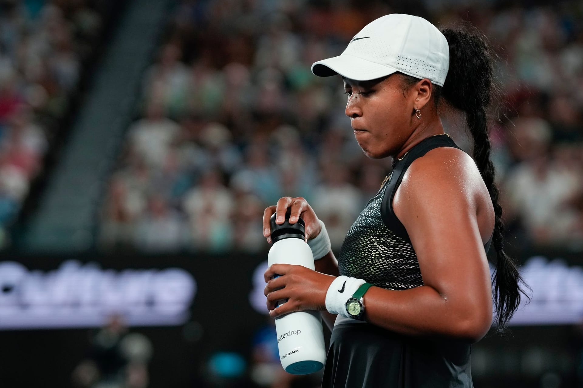 Naomi Osaka nach ihrer Niederlage: Die US-Amerikanerin reist bei den Australian Open früh nach Hause.