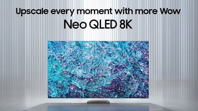 Samsung Neo QLED 8K: Das Unternehmen zeigt den Fernseher auf der CES 2024 in Las Vegas.