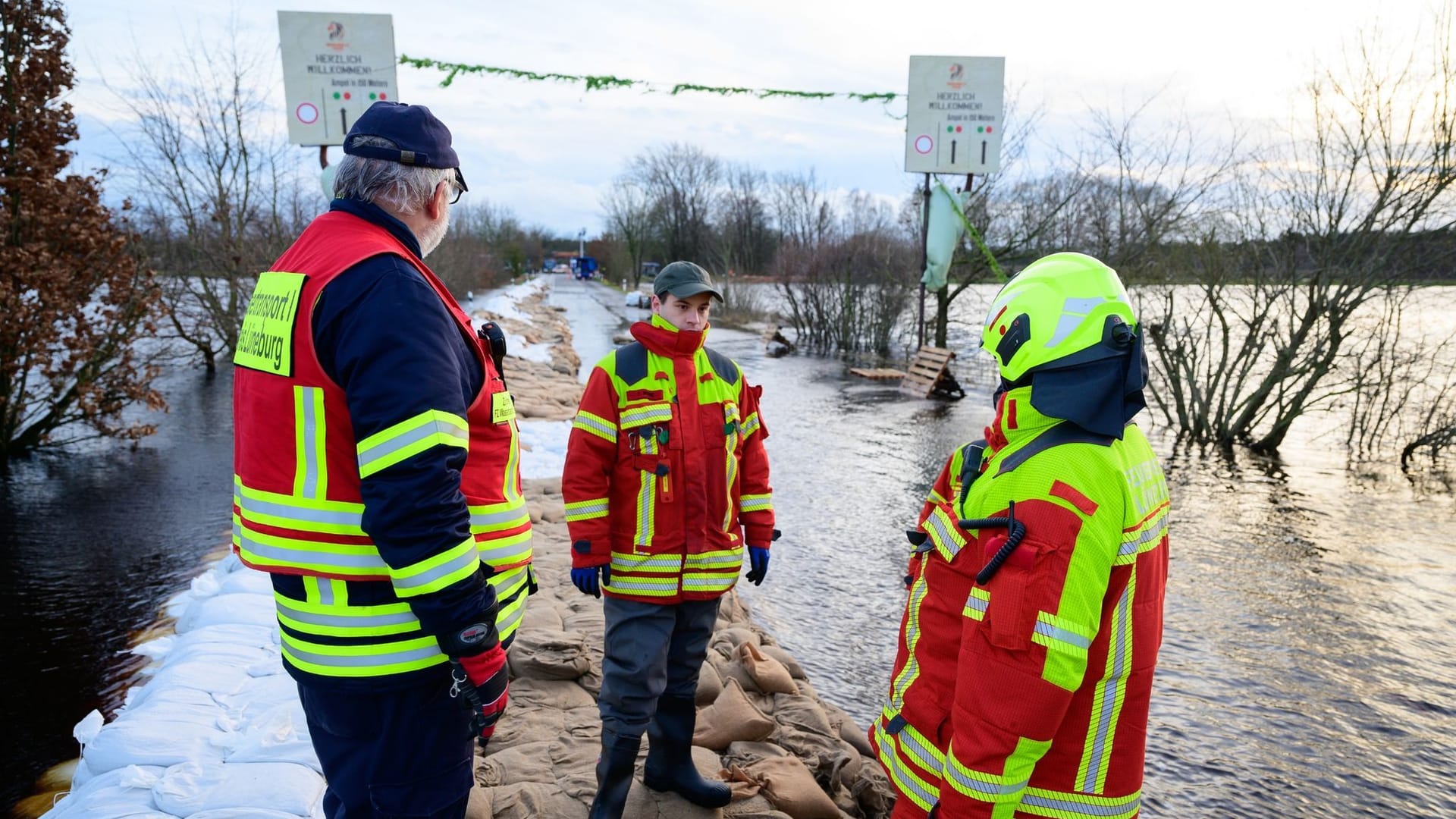 Hochwasser in Niedersachsen - Hodenhagen