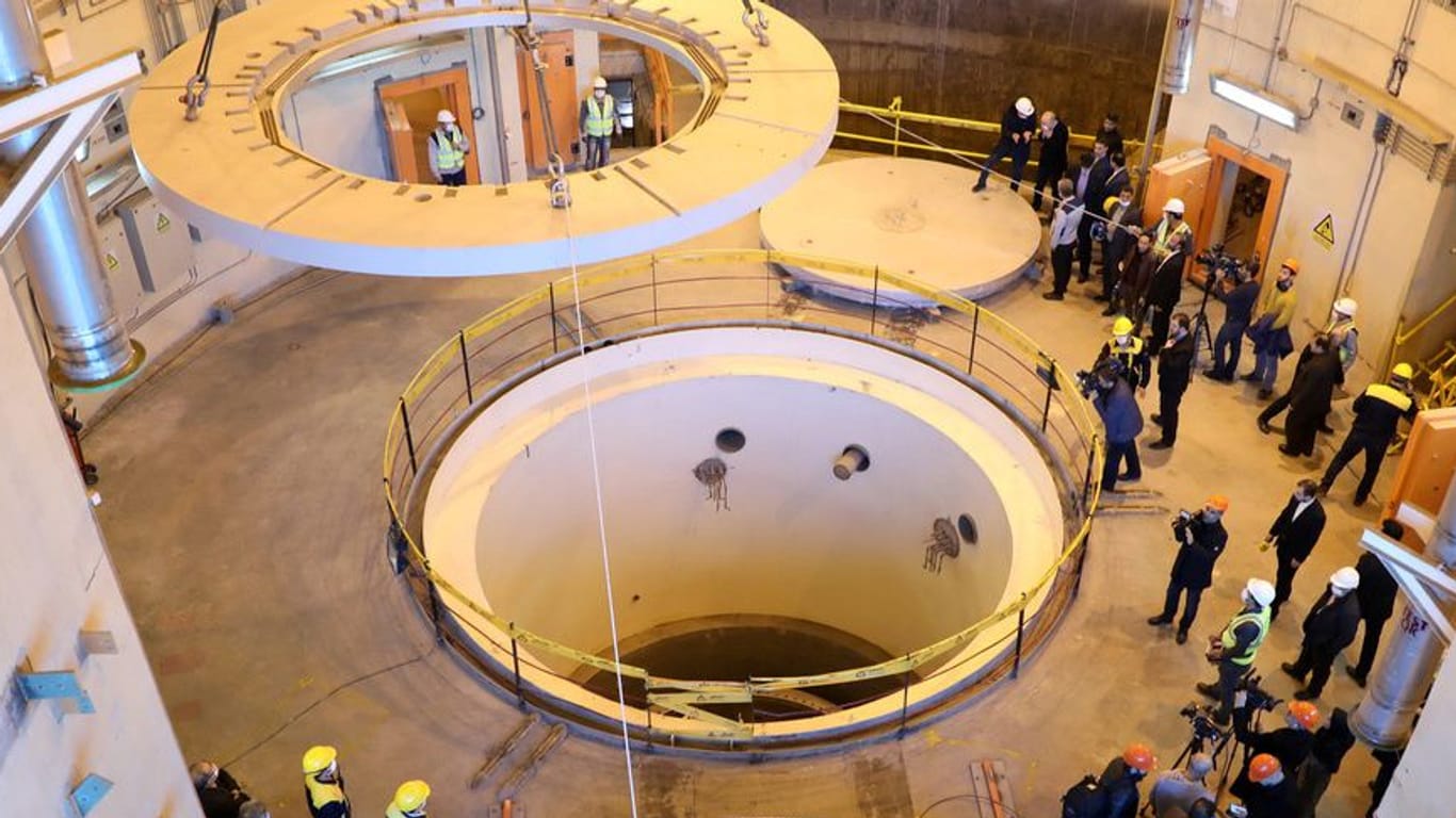 Der Arak-Reaktor von innen (Archivbild): Das iranische Uran ist weit stärker angereichert als für zivile Zwecke nötig, erklärte die IAEA.