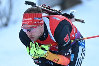 Johannes Kühn: Der Biathlet überraschte im Weltcup am Donnerstag.