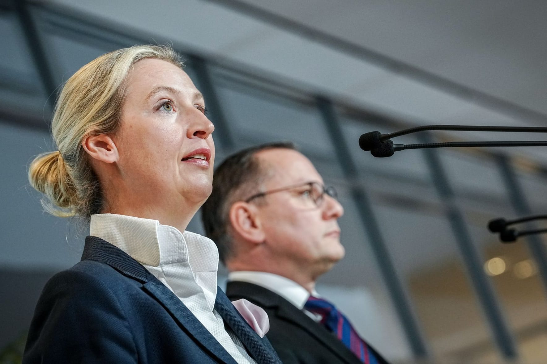 Alice Weidel und Tino Chrupalla (Archivbild):