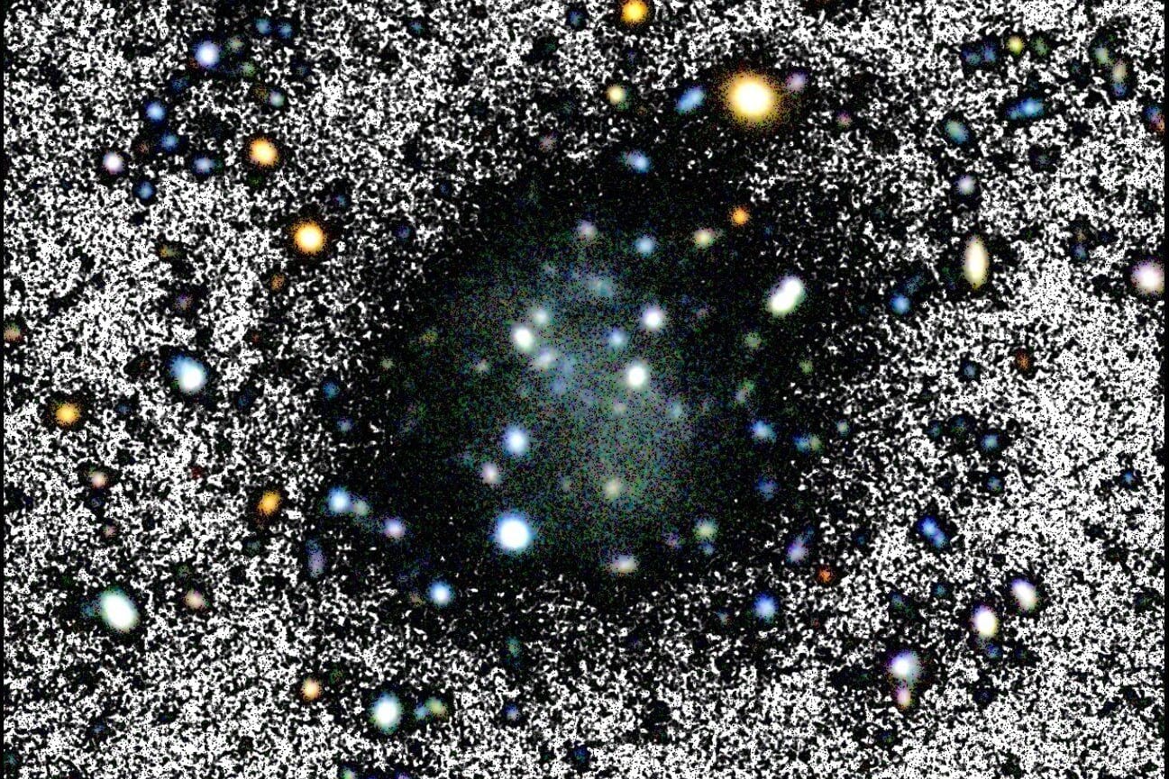 Die Galaxie "Nube": Das Bild zeigt das mysteriöse Himmelsobjekt.