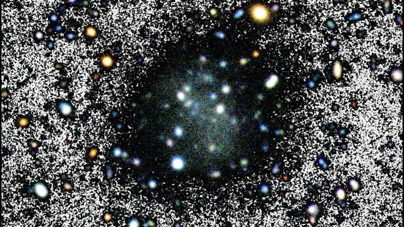 Die Galaxie "Nube": Das Bild zeigt das mysteriöse Himmelsobjekt.