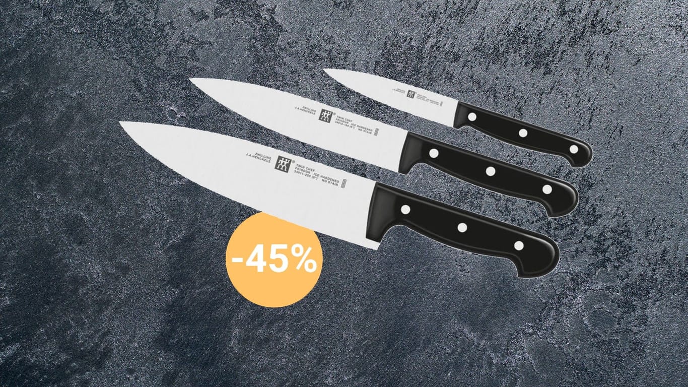 Heute sind hochwertige Messer der Marke Zwilling bei Amazon radikal reduziert im Angebot erhältlich.