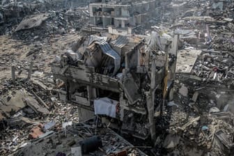Zerstörtes Stadtviertel in Gaza.