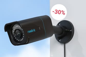 Sichern Sie sich 30% Rabatt: Die Reolink Outdoor-Überwachungskamera ist aktuell deutlich vergünstigt.
