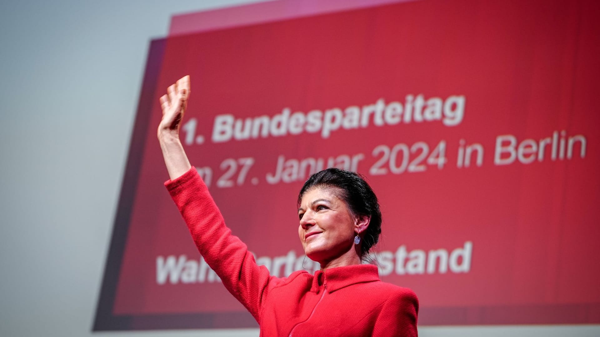 Gründungsparteitag der neuen Wagenknecht-Partei