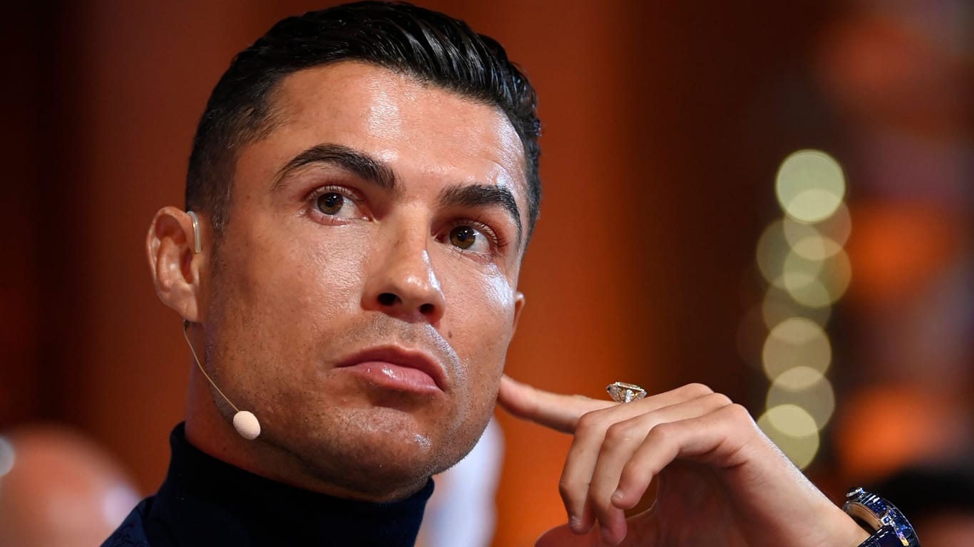 Gewohnt selbstsicher: Cristiano Ronaldo bei den Globe Soccer Awards.