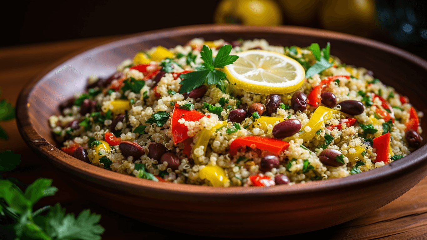 Veganer Quinoa-Salat