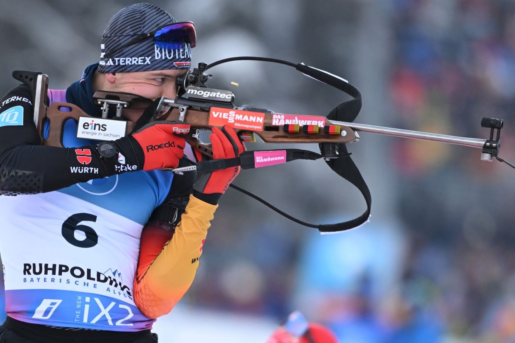 Am treffsichersten von den DSV-Athleten: Justus Strelow beim Stehendschießen.