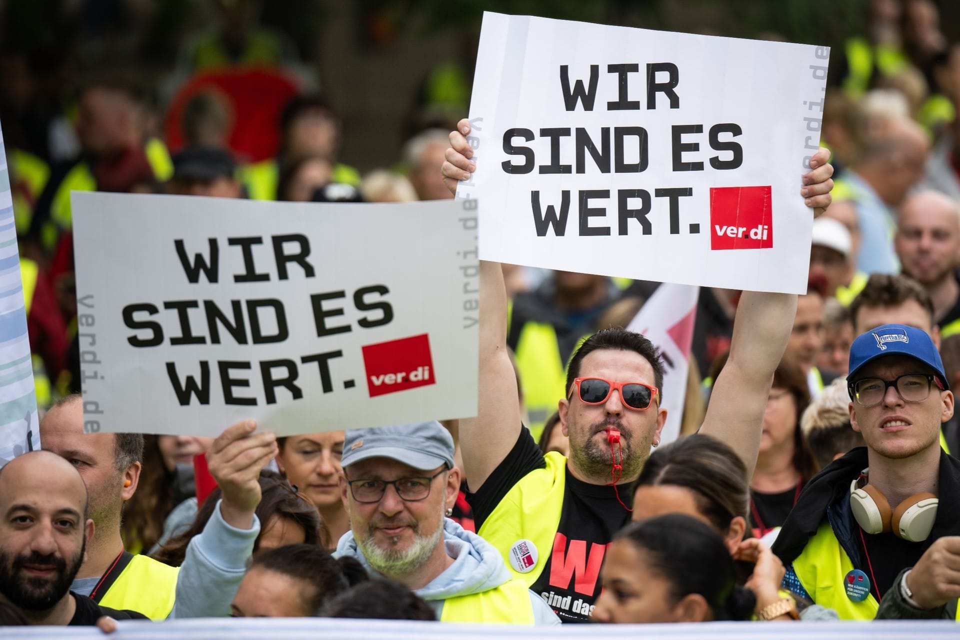 Verdi-Warnstreik in Berlin