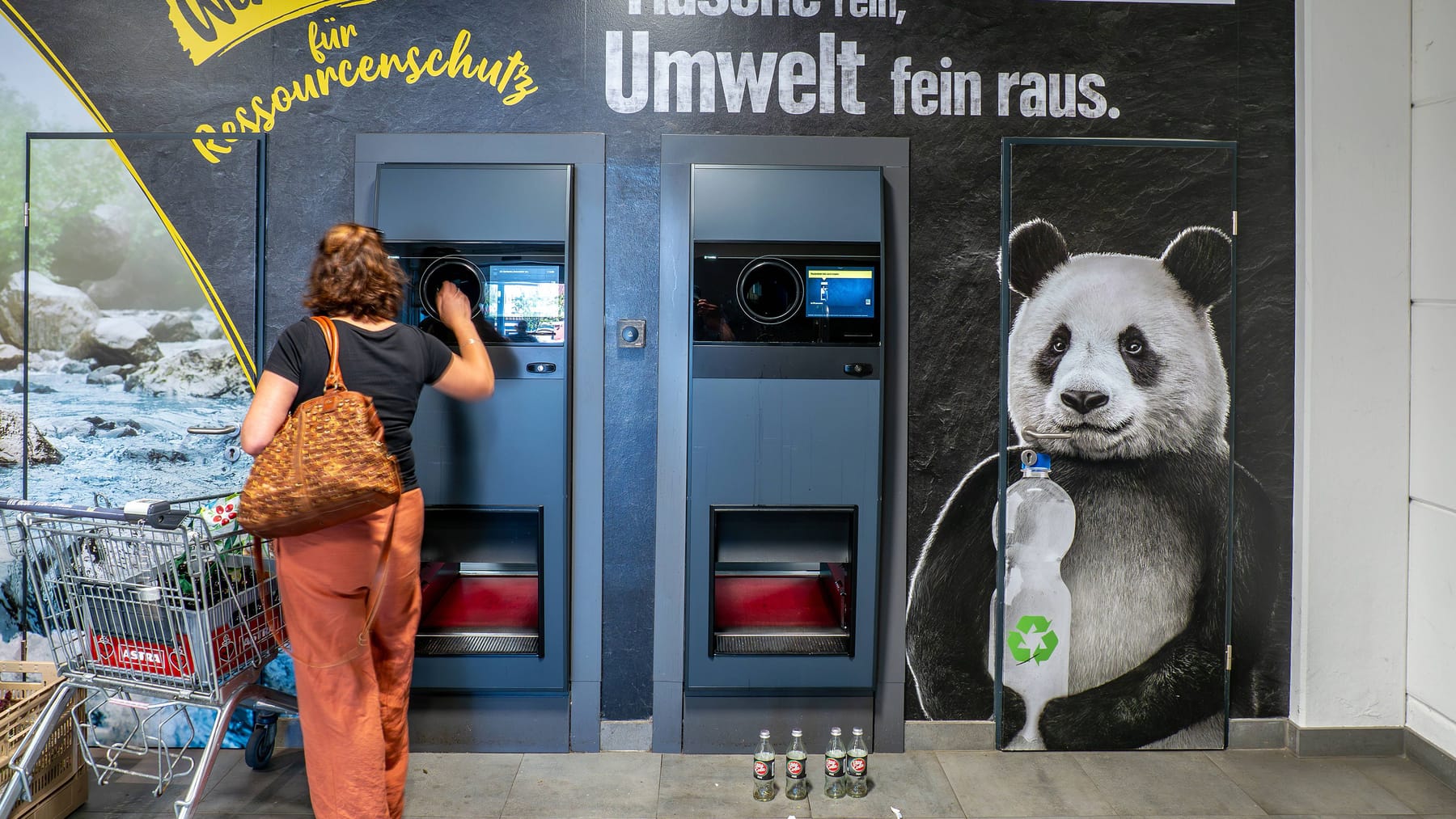 Edeka Hittfeld Chef geht mit PfandautomatVideo viral "geiles Gerät"