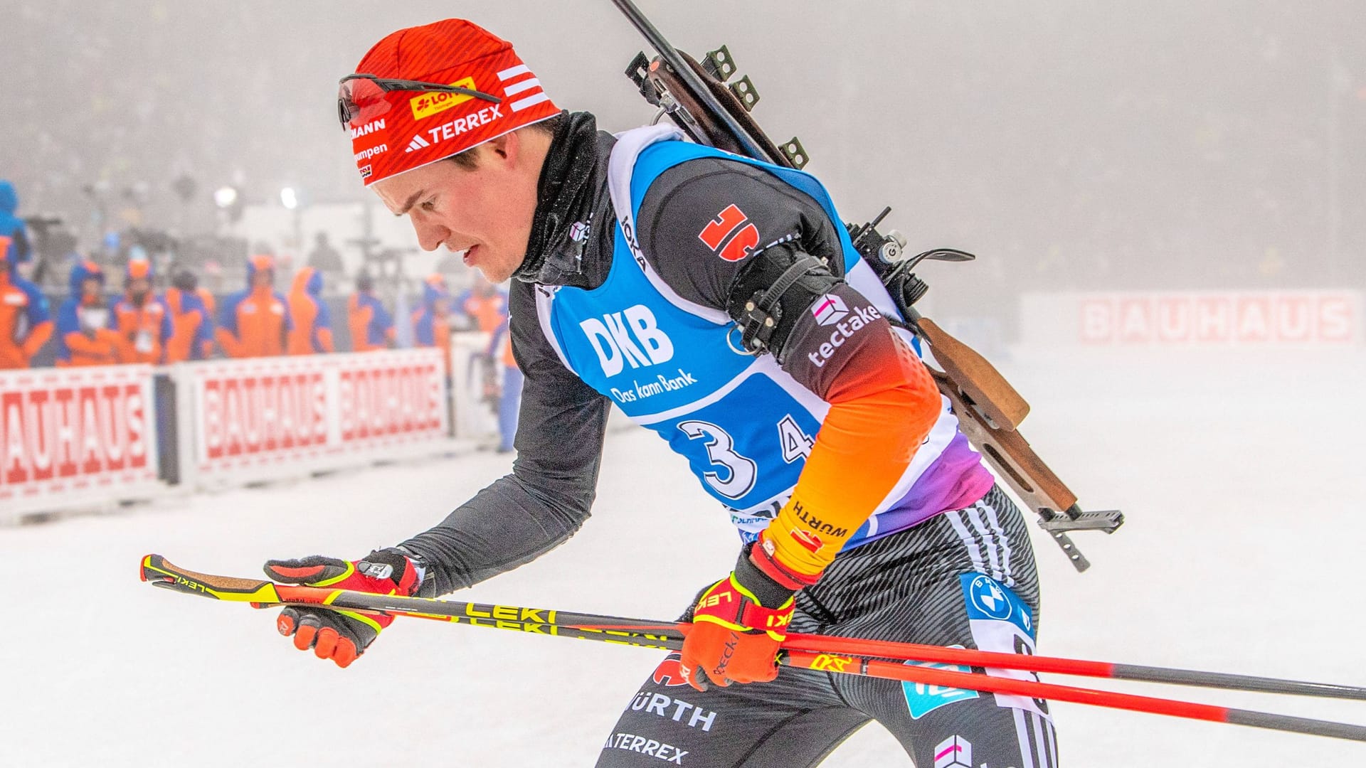 Philipp Horn: Der Biathlet fehlt am Donnerstag in Antholz.