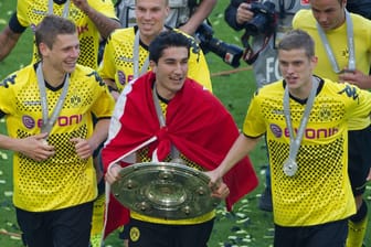 Nuri Sahin und Sven Bender (r)