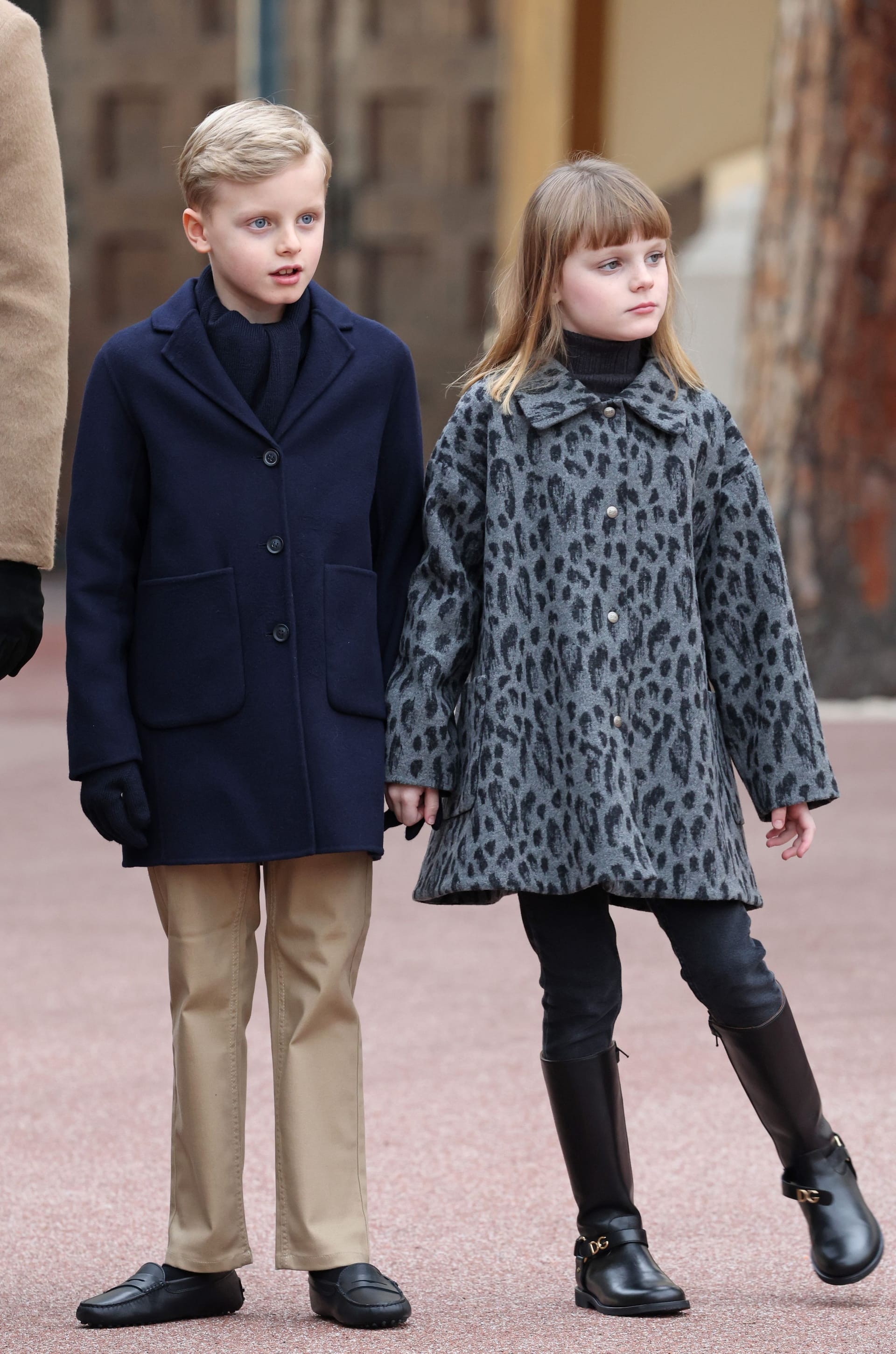 Prinzessin Gabriella mit ihrem Bruder Jacques.