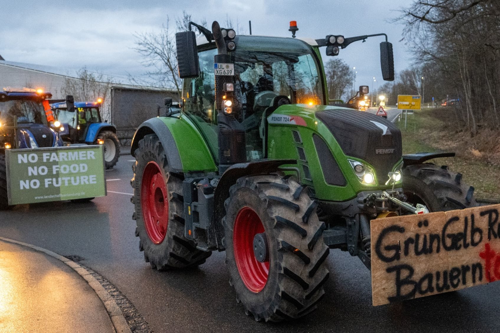 Protest der Landwirte