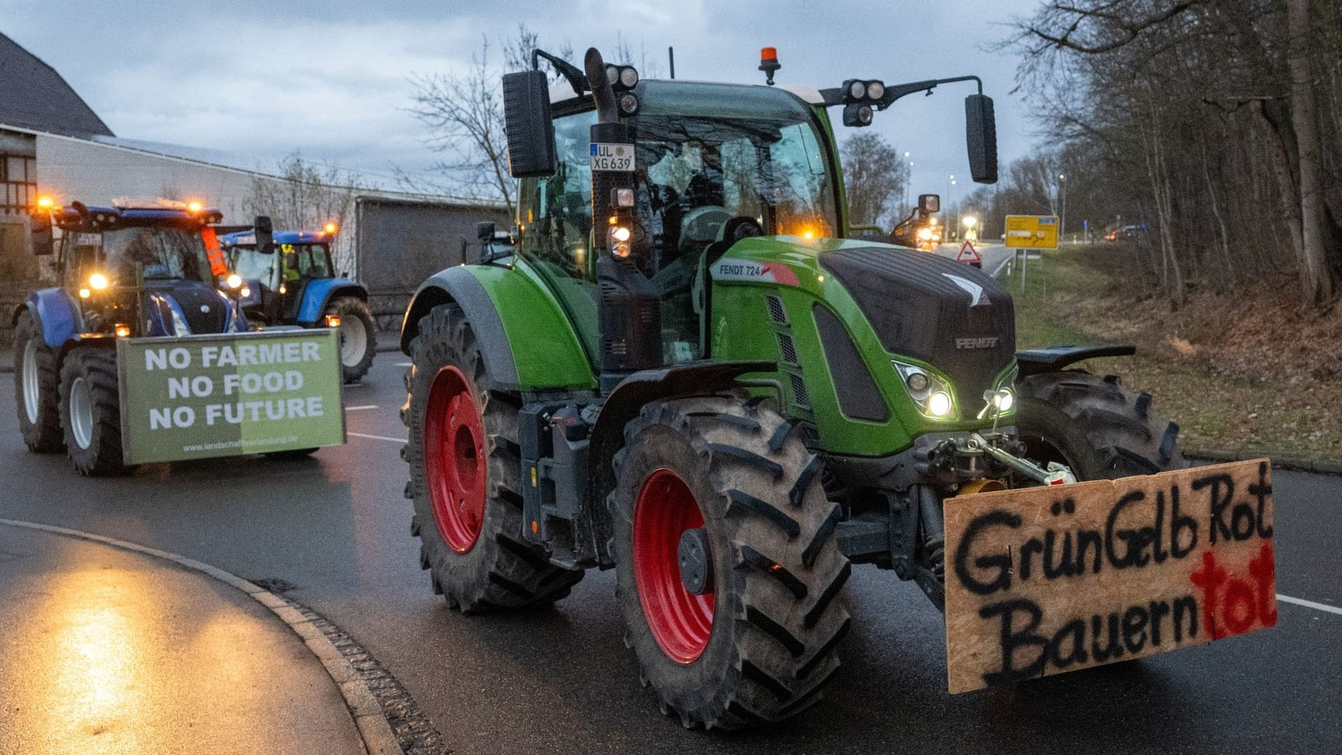 Protest der Landwirte