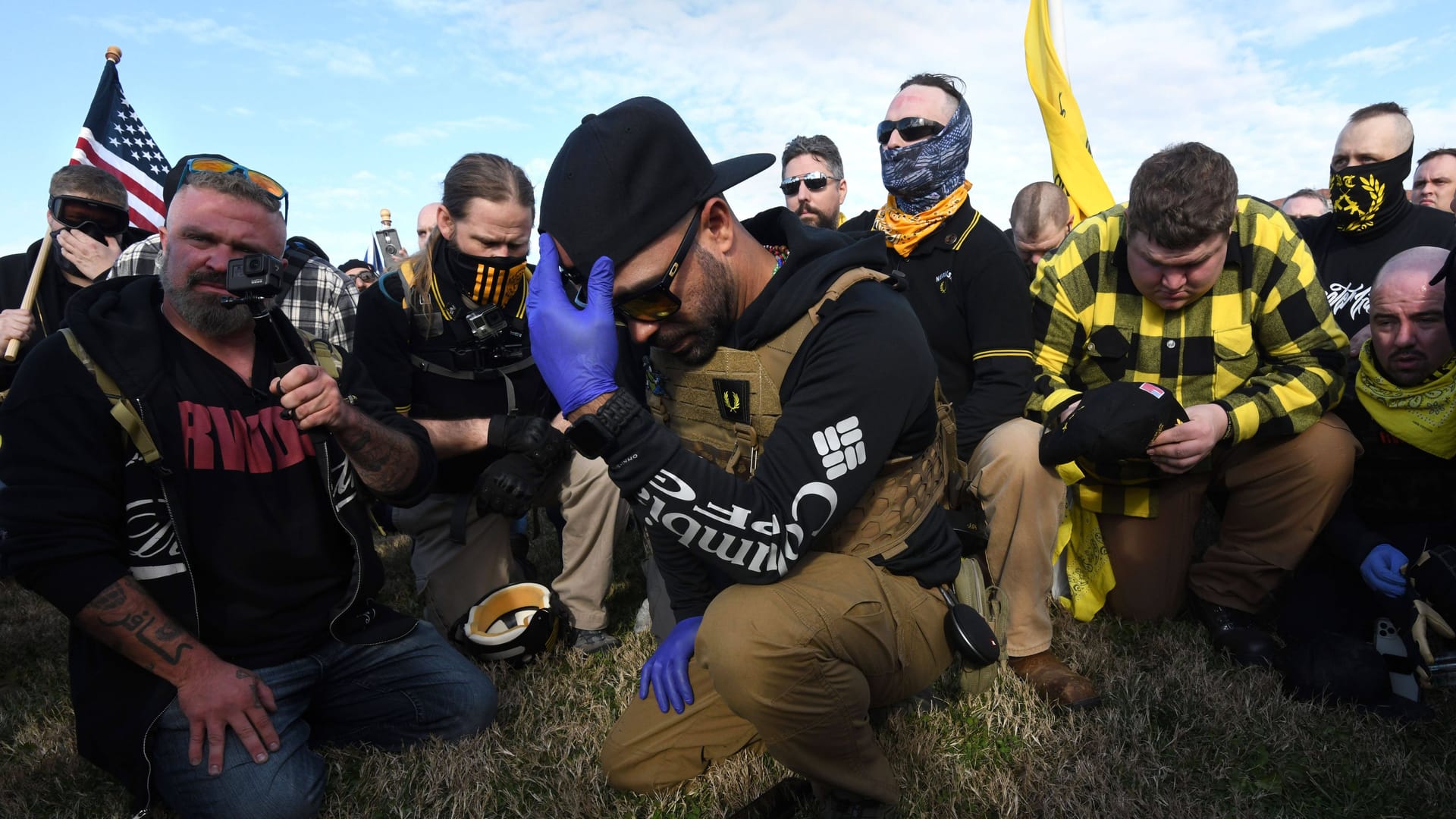 Treue für Trump: Proud Boys Mitglieder nach der verlorenen Wahl von 2020 (Archivbild).