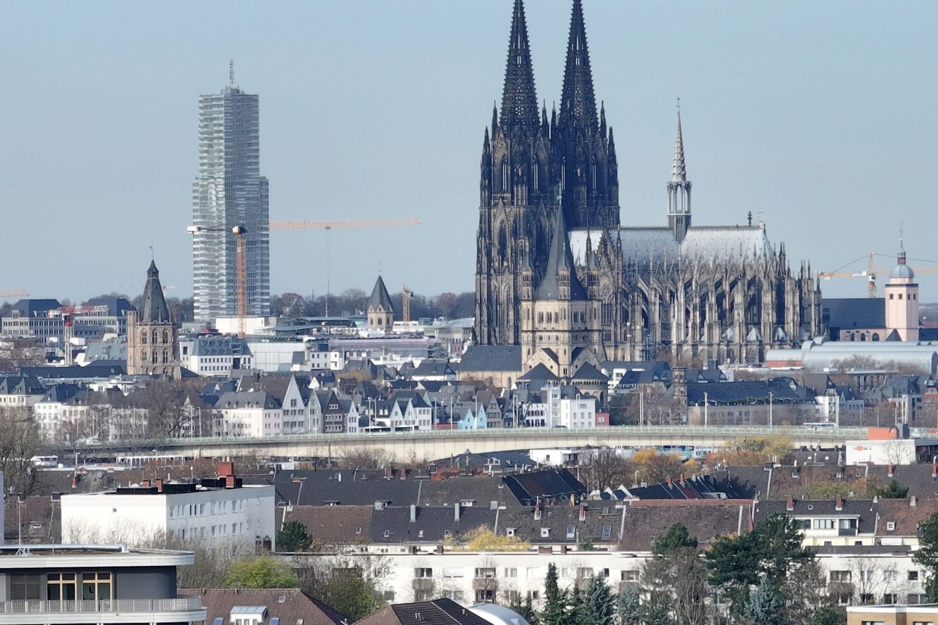 Kölner Dom und Deutzer Brücke