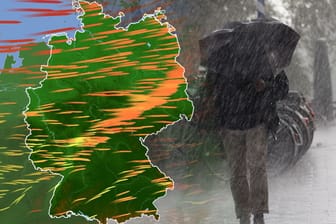 Stürmisches Wetter über Deutschland