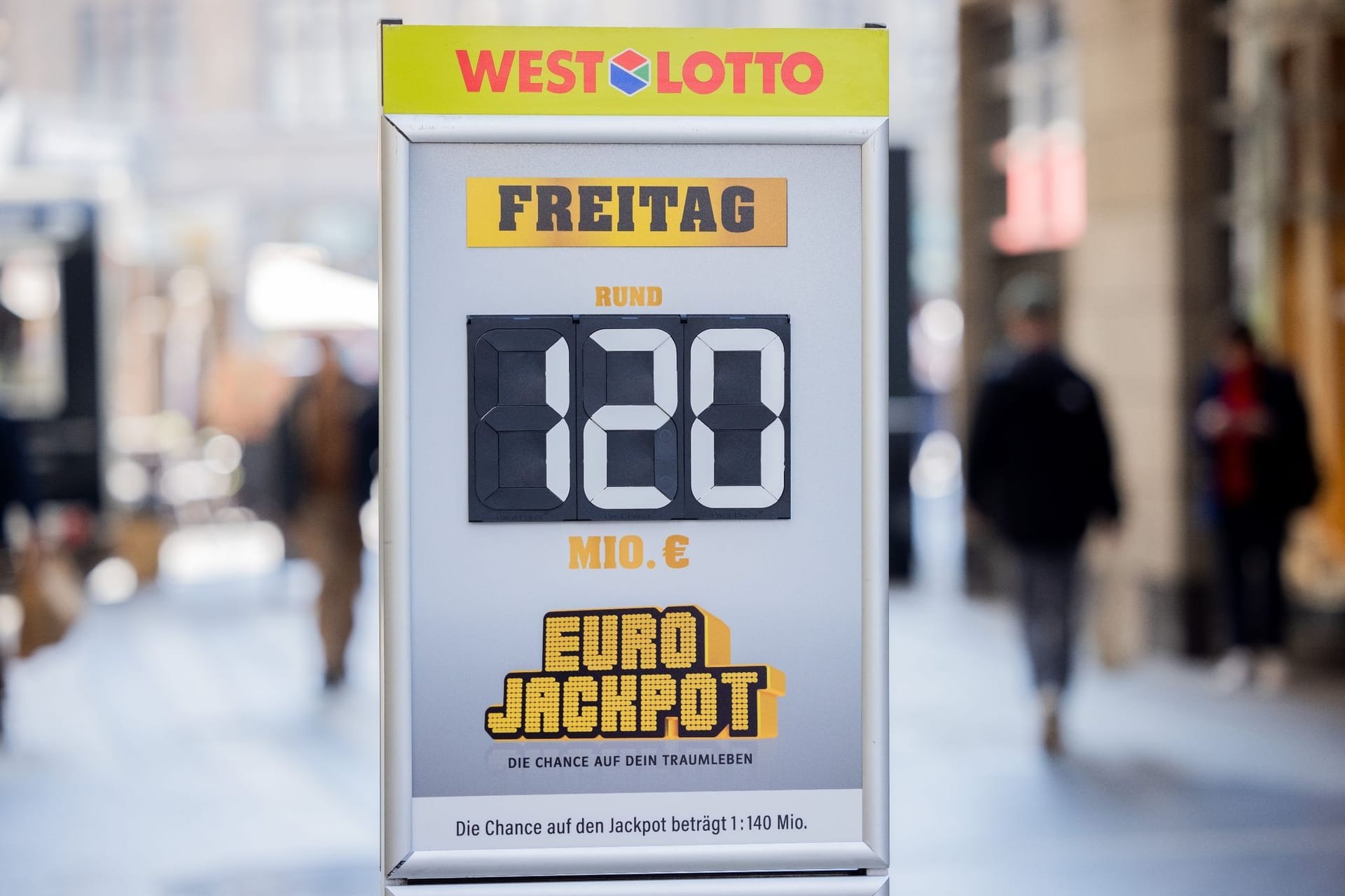 120 Millionen im Eurojackpot