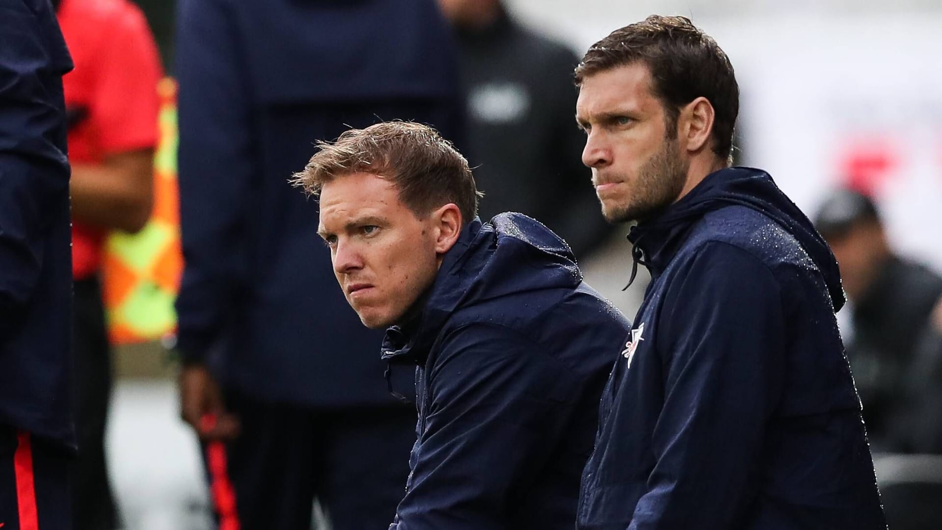 Julian Nagelsmann und Moritz Volz (r.): Sie arbeiteten gemeinsam in Leipzig.