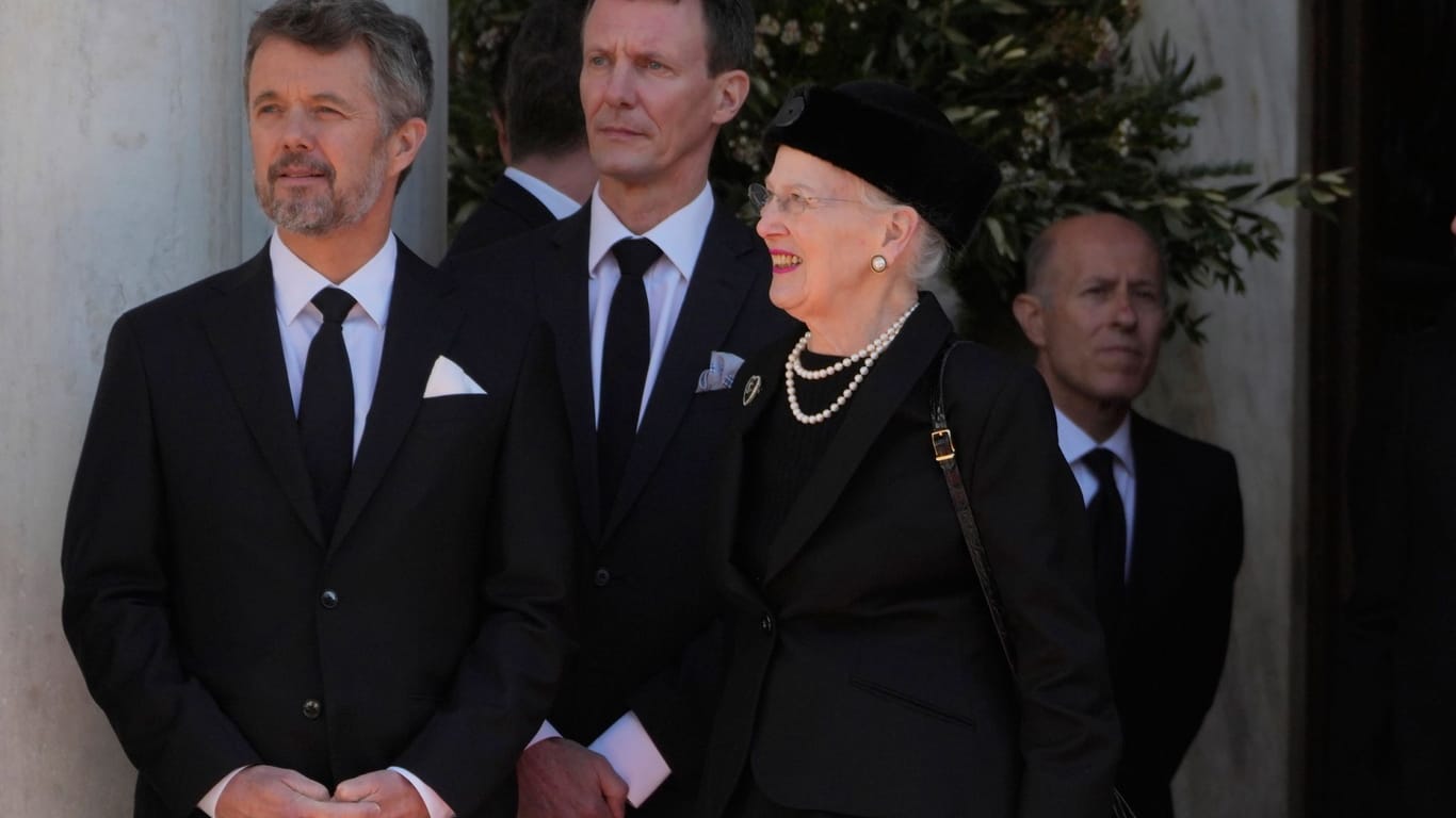 Kronprinz Frederik und Königin Margrethe