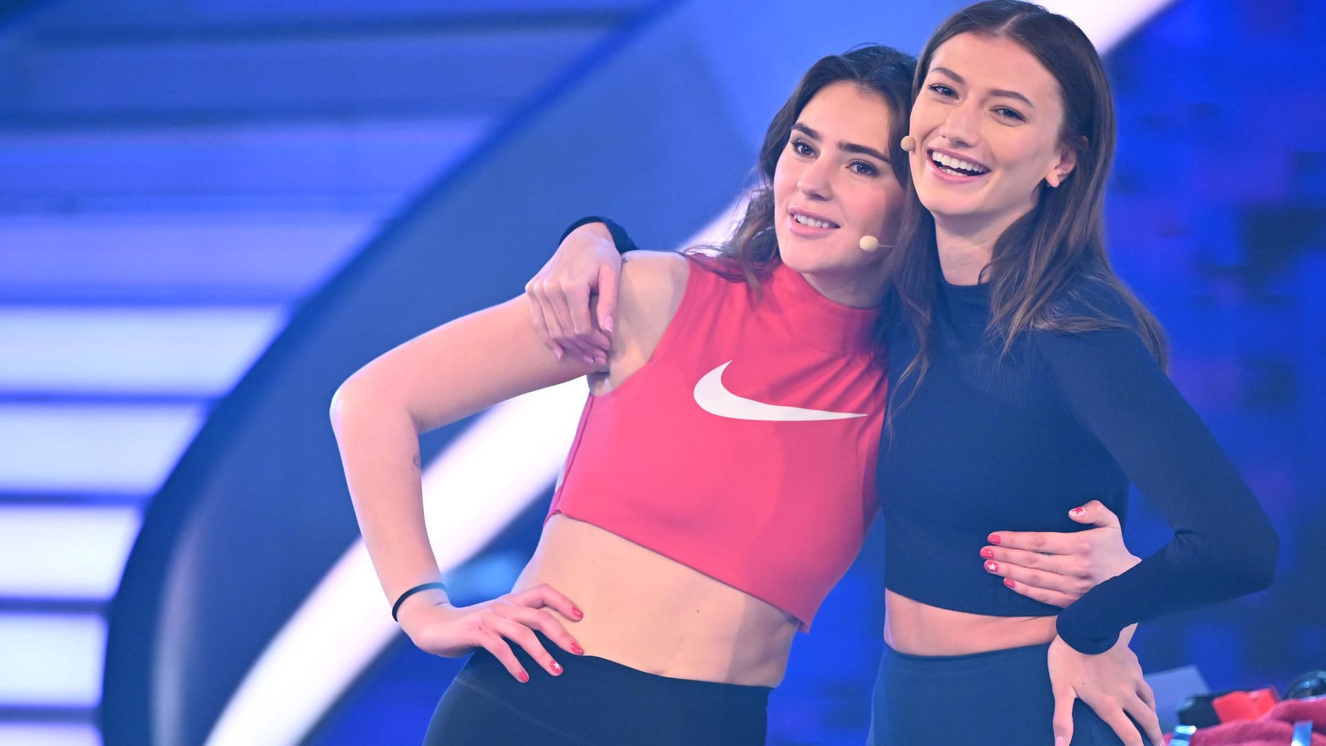 Model Stefanie Giesinger und Sängerin Leony: Sie traten bei "Schlag den Star" gegeneinander an.