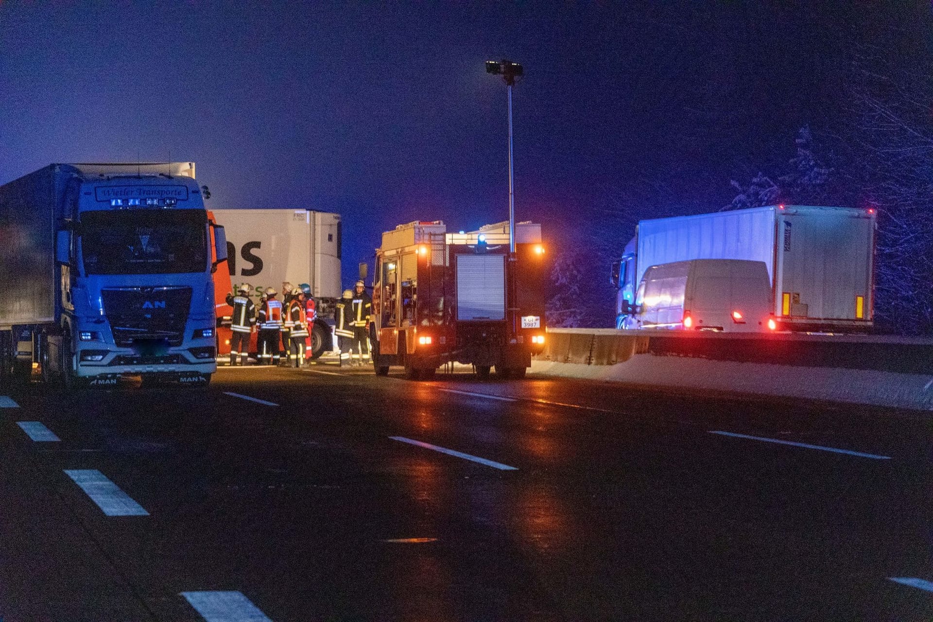 Unfall auf der A5