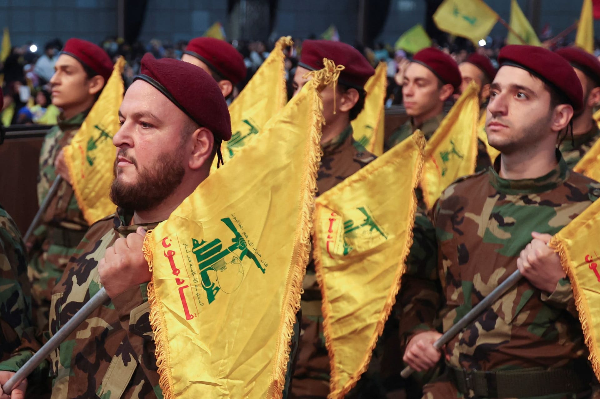 Mitglieder der Hisbollah: Die Terroristen beschießen seit dem 8. Oktober immer wieder israelisches Gebiet.