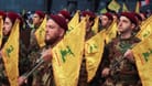 Mitglieder der Hisbollah: Die Terroristen beschießen seit dem 8. Oktober immer wieder israelisches Gebiet.