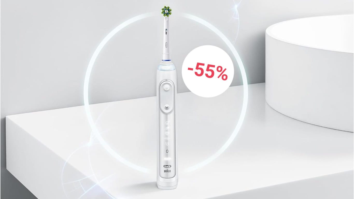 Sparen Sie bei der elektronischen Zahnbürste Oral-B Genius X: Amazon bietet aktuell einen Rabatt für eine effektive Zahnpflege.