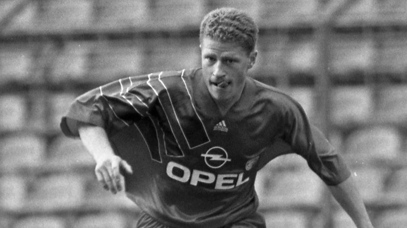 Max Eberl im Jahr 1993: Er war von 1991 bis 1994 Spieler beim FC Bayern.