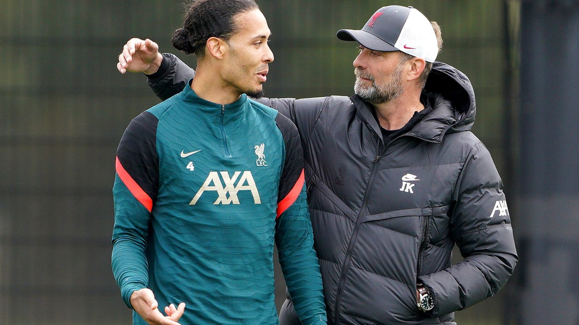 Van Dijk und Klopp