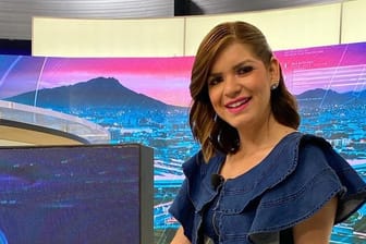Pamela Villanueva: Die mexikanische Moderatorin fiel im TV in Ohnmacht.