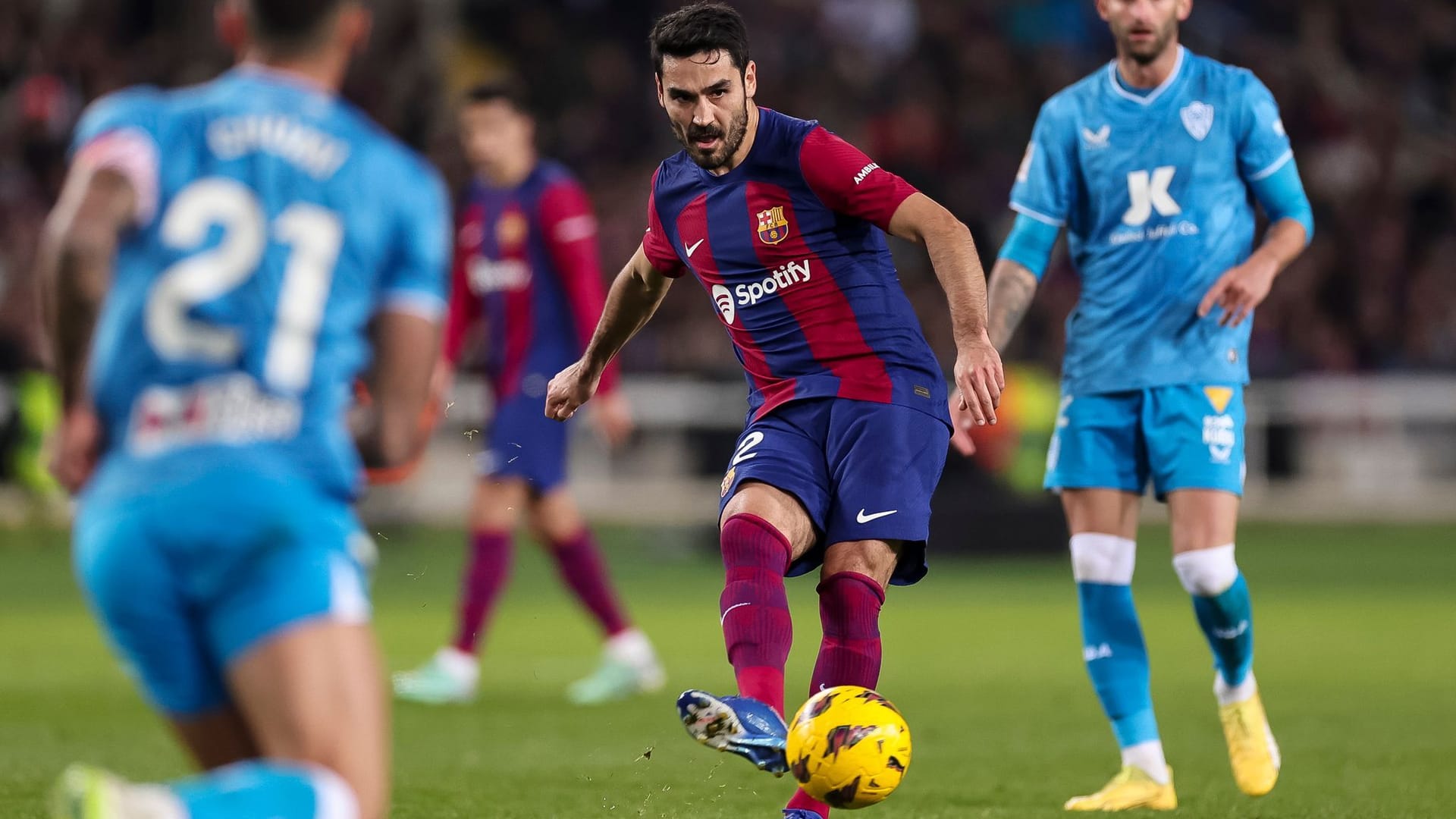 Ilkay Gündogan beim Spiel gegen Las Palmas.