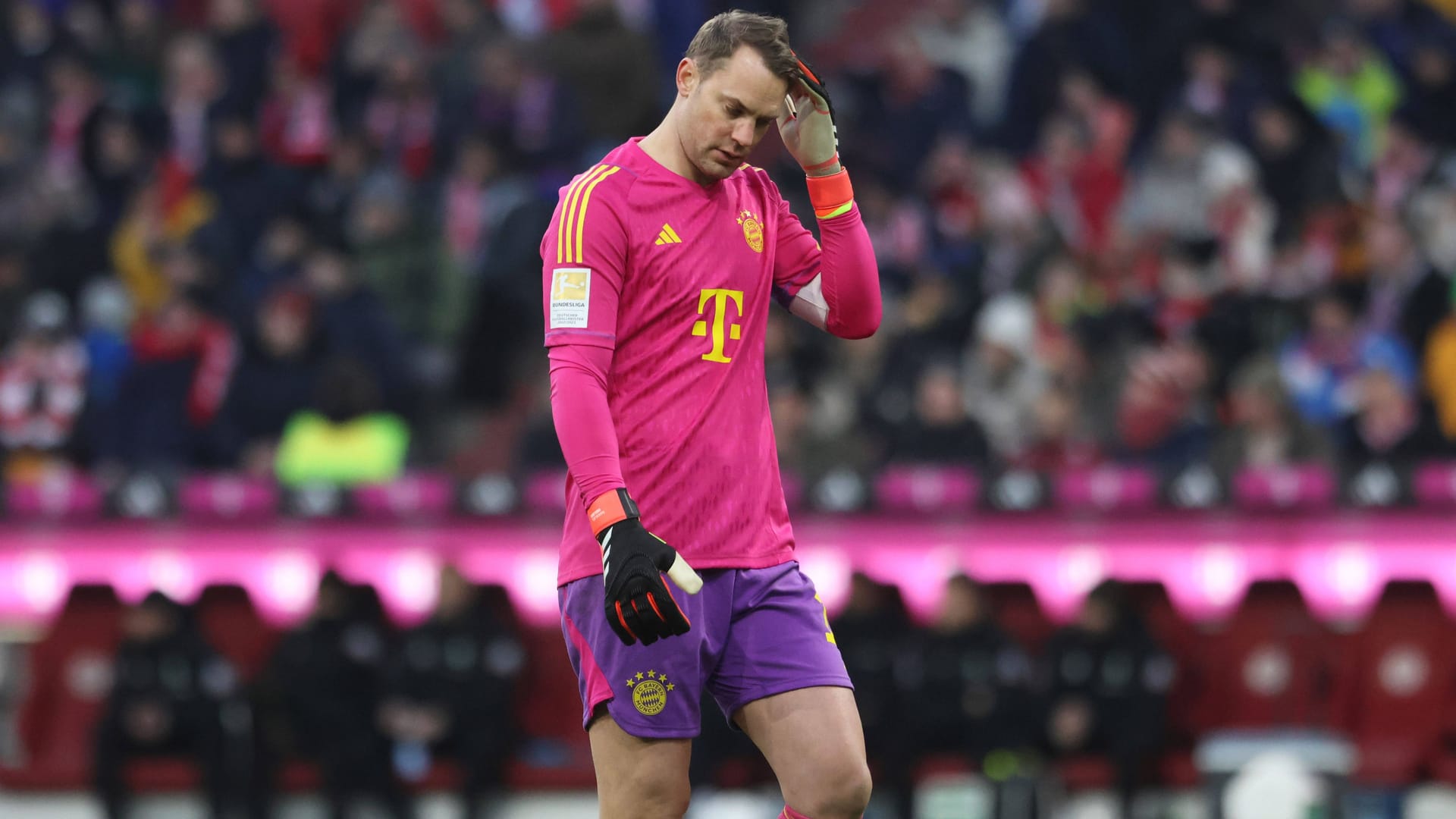 Manuel Neuer wirkte sichtlich unzufrieden.