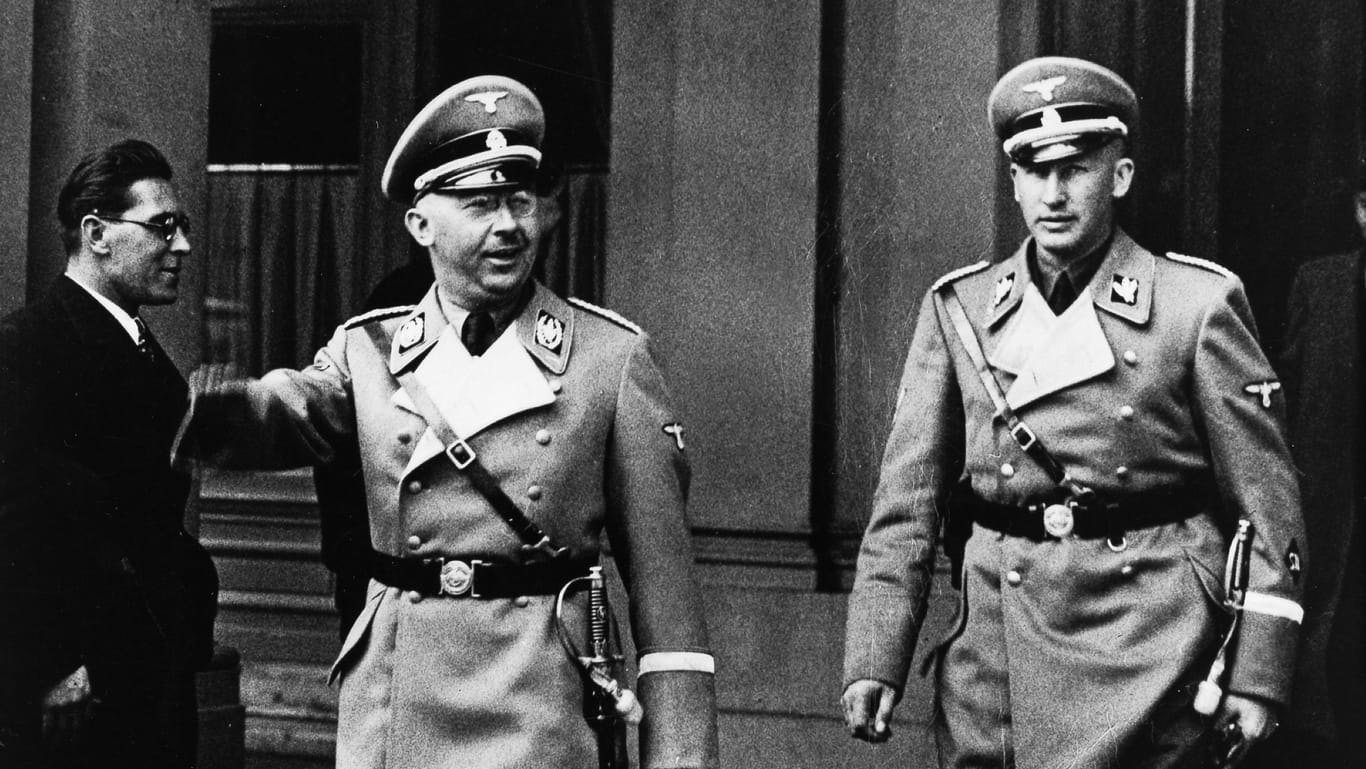 Heinrich Himmler und Reinhard Heydrich (r.): Letzterer war Gastgeber der Wannseekonferent 1942.