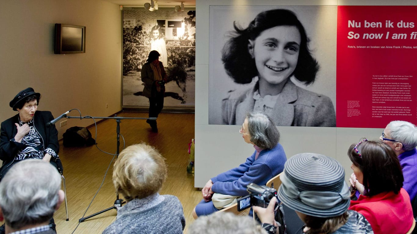 Hannah Pick-Goslar (l.): Sie berichtete der Nachwelt über ihre Freundin Anne Frank.