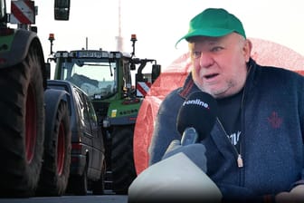 Bauernproteste vor dem Brandenburger Tor in Berlin