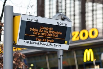 S-Bahnhof Zoologischer Garten: BVG-Streik