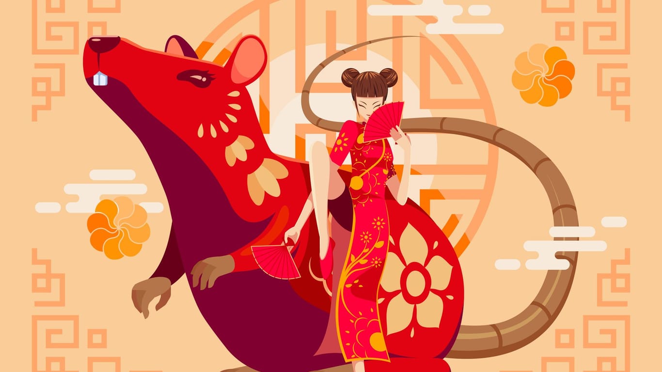 Ratte: Die Ratte ist ein chinesisches Sternzeichen.