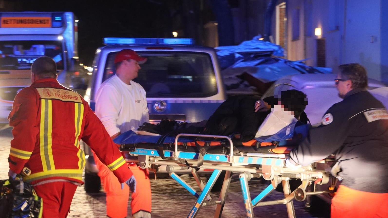 Der attackierte Mann wurde in eine Klinik gebracht.